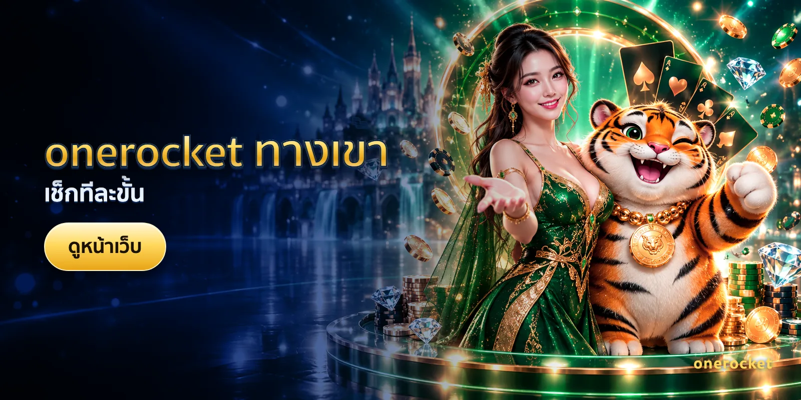 ภาพประกอบบทความ onerocket ทางเข้า — เช็กทีละขั้น